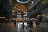 The interior of Hagia Sophia