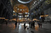 The interior of Hagia Sophia